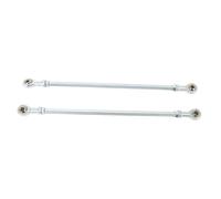 Tbest Adjustable Steering Tie Rod Kit High Hardness Steel Alloy Durable Performance Enhancer for Go Kart ATV Quad Drift Trike Mini Bike 10mm Hole Diameter 345mm Length