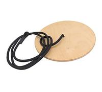 Tbest Adjustable Wooden Climbing Cable Tree with Platform, Safe Permanent Disc Rope Swing for the Back Yard Outdoors, Birch Wood Swing for Balance Skills, 200 Kg Load Capacity