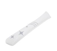 Tbest Alignment Stick Cover Coverage Coverage -proof Portable Protector for Golf Training Comfortable Portability and Fast Setup for All Qualification Levels PU and Velvet (White Silver Gray Star)