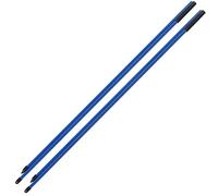 Tbest Alignment Sticks Practice Aid 2 Section Foldable Fiberglass Direction Indicator Rod Trainer with Portable Storage (Blue)