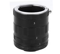 Tbest Aluminium Alloy Black SLR Camera Macro Lens Ring Close Up Extension Adapter for AI Mount Cameras 3 Tube Kit 7mm 14mm 28mm