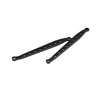Tbest Aluminum Alloy Durable Lower Chassis Linking for Axial WRAITH AX90056 RC Car, Red/black/silver/Gray, 2 Pack Simple and Remove, RC Accessories (#2)