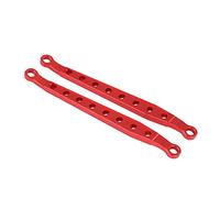 Tbest Aluminum Alloy Durable Lower Chassis Linking for Axial WRAITH AX90056 RC Car, Red/black/silver/Gray, 2 Pack Simple and Remove, RC Accessories (#1)