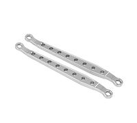 Tbest Aluminum Alloy Durable Lower Chassis Linking for Axial WRAITH AX90056 RC Car, Red/black/silver/Gray, 2 Pack Simple and Remove, RC Accessories (#4)