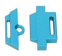 Tbest Aluminum Alloy RC Car Battery Plate Holder Mount with Strap for 1/10 Slash 2WD 5822 5822A Chassis Lightweight Red (Blue)