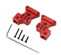 Tbest Aluminum Alloy Rear Shock Tower, 17mm Adjustable Size (Red) | , balanced driving, simple installation, fits Axial SCX24