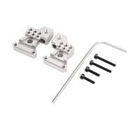 Tbest Aluminum Alloy Rear Shock Tower, 17mm Adjustable Size (Silver) | , balanced driving, simple installation, fits Axial SCX24