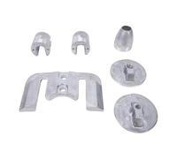 Tbest Aluminum Anode Kit Aluminum Sacrificial Anode Kit Marine Boat Set Replacement Parts CMBRAVO3KITA 888761Q02 888761Q04