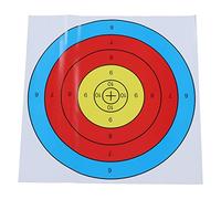 Tbest Archery Paper Targets Target Paper Targets 30PCS Thickened Coated 40x40cm Bright Color Standard Competition Practice with Long Service Life