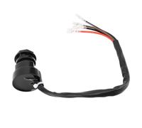 Tbest ATV Ignition Key Switch 4 Pin Wire Durable Stable Performance Replacement for Polaris Trail 250 2x4 4x4 1989 to 1992 ABS Material