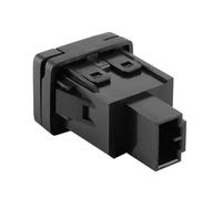 Tbest AUX Audio Input Jack Replacement 39112 SNA A01 ABS Black Auxiliary Port Plug for 2006 2011