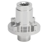Tbest Axle Shaft, Aluminium Alloy RC Front Rear Central Remote Control Car Replacement Straight Shaft for X-Maxx