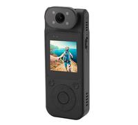 Tbest Back Clip Camcorder 2K Magnetic Wearable Camera 180 Degree Rotatable Lens Body Worn Cam for Cycling Electric Bikes