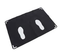 Tbest Baseball Hitting Mat with Toes Facing Rubber Non Slip Training Mat for Swing Pitching & Stance Practice Improved Skills for Baseball Softball Players