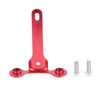 Tbest Bicycle CO2 Cartridge Holder Metal Mount Bracket CO2 Bottle Cage Mount Inflator Accessory with 2 Screws for Mountain Road Folding Bikes (Red)