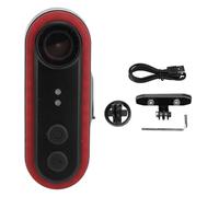 Tbest Bike Camera, 1080P HD Wide Angle Loop Recording Bike Rear View Video Camera with Tail Light (64GB)