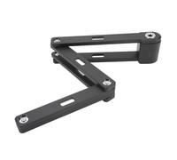 Tbest Bike Folding Lock Anti Theft Proof Foldable Bicycle Chain for Electric Motorcycle Alloy Steel ABS Rubber Sleeve 80cm (black)