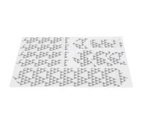 Tbest Bike Frame Protection Tape 3D Structure PVC Anti Scratch Protective Film Mountain Guard Sticker for Road Bikes (Grid Pattern)