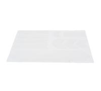 Tbest Bike Frame Protection Tape 3D Structure PVC Anti Scratch Protective Film Mountain Guard Sticker for Road Bikes (Clear)