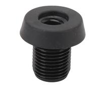 Tbest Billiard Bottom Cover Rubber Plug Pool Bottom Bumper Protector Billiard Accessory Cov Screw of the Connect to Handle and Convenient Plug Aluminum