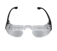 Tbest Binocular Glasses Magnifier 4X Polarized Lens Adjustable Telescope for Fishing Concert with Ergonomic Nose Pad ABS Optical Grey Yellow Red