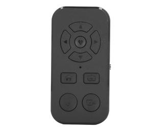 Tbest Bluetooth Remote Control Page Turner 9 Keys Rechargeable for Smartphone Scrolling Selfie Video Recording Compatible with Tiktok Instagram Reading Apps Pink (Black)
