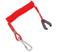 Tbest Boat Kill Switch Safety Lanyard Emergency Stop Universal Outboard Switch Keys Marine Motor Ignition Lanyard Cord with Bright Color for Outboard Engines