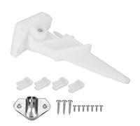 Tbest Boat Pitot Tube 80 Mph Speedometer Pickup White Abs