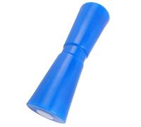 Tbest Boat Trailer Roller,Heavy Duty 11.4 Inch Self Centering Keel Roller Polyurethane Blue Bow Bow Stop for 5/8 Inch Shaft Bracket