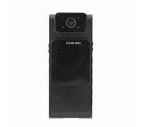 Tbest Body Wearable Camera 4K HD WiFi Magnetic 180° Rotating Lens with 4 Night Lights Video Recording for Car and Outdoor Sports ABS Material 153g Weight