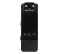 Tbest Body Worn Camera WiFi 1080P HD Night Motion Detection Loop Recording Wearable Video Recorder with Back and APP for Security Guard