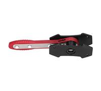 Tbest Brake Caliper Piston Spreader Disc Brake Pad Spreader Ratchet Caliper 360 Degree Swing Reversing Lever Single Twin Piston Calipers (A (Red))