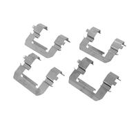 Tbest Brake Pad Fitting BPF1776A Front Shim Replacement for Insignia 2008 2015 ABS Metal Anti Rattle Clips Disc Caliper Hardware Kit1164 MBA177 109 1776