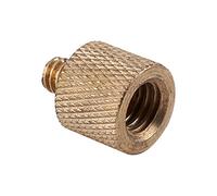 Tbest Brass Tripod Thread Reducer Adapter Durable Lightweight Camera Screw For DSLR Rigs Tripods Stands Material Color Golden Size 0.7 X .5 Inches Quantity 1pc