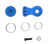 Tbest Buffer Ring Gear Arm, 25T Steering Servo Horn Arm for 1/10 1/8 RC Vehicle (M Model) (Blue（N10221NB）) Servo Saver 25T Model Toy
