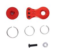Tbest Buffer Ring Gear Arm, 25T Steering Servo Horn Arm for 1/10 1/8 RC Vehicle (M Model) (Red（N1022R）) Model Toy
