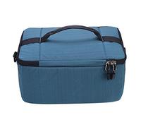 Tbest Camera Lens Bag Protective Insert Partition Handle Case Pouch Shockproof Breathable for Photographers Polyester Material Blue Black 24x35x15cm (Blue)