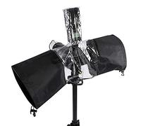 Tbest Camera Protector Rain Cover DSLR Flashlight with Light Diffuser for Outdoor Photography Black 26.4 X 11 Inches