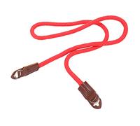 Tbest Camera Strap Safe Comfortable Shoulder Neck Sling for DSLR Mirrorless Travel Photography Made of Cowhide Nylon Webbing 45.3in Length (Red)