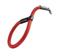 Tbest Camera Wrist Strap Hand Rope DSLR High Strength Nylon Adjustable Length 18cm 25cm for Photography Outdoor Mountaineering (Red)