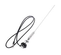 Tbest Car Aerial with 180° Rotating Base | Flexible installation, includes 50" extension cord, replace broken aerial, roof or fender mount