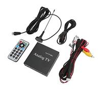 Tbest Car Analog TV Box Mobile DVD Signal Receiver PAL SECAM NTSC Full System OSD Menu Display Metal Compact Structure for Vehicles and Portable Monitors