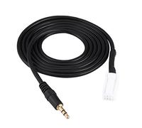 Tbest Car Audio AUX Input Cable Adapter 8pin Plug 3.5mm Plug and Play Replacement with 8 Pin Connector for Swift Jimny