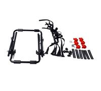 Tbest Car Bike Carrier Heavy Duty Iron Rack for SUV MPV Camping Travel Sturdy Tow Mount Tailgate Hanger 62 X 48 68cm
