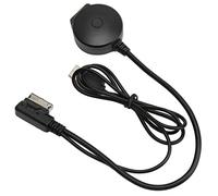 Tbest Car Bluetooth Music Adapter ABS Copper Material Noise Reduction Circuit Auto Connect for A4 A5 A6 A7 S3 S4 Q5 Q7 Black