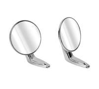 Tbest Car Door Side Mirrors Manual Folding Silver Zinc Alloy Chrome Plating Replacement for Belvedere Fury III GTX Satellite Coronet Monaco Town Country Barracuda Duster Scamp