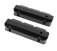Tbest Car Engine Valve Cover Aluminum Alloy High Strength Durable with Hole for Big Block V8 429 460 Engines 1968 and Later E41363BC E41363P (Black)