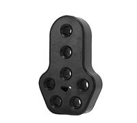 Tbest Car Exhaust Hanger Bushing High Density Rubber Muffler Insulator Mount Bracket for Automotive Exhaust System Replacement Durable Heat (Black)