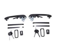 Tbest Car Front Exterior Door Handles, Replacement for Rabbit GL, Quantum Base with Keys, Pair Left Right Set, Fits 85-92 2-4DR Hatchback