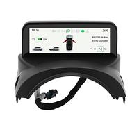 Tbest Car HUD LCD Speedometer Display 4.6 Inch Digital Dashboard Screen Replacement For 3 Y With Real Time Driving Data ABS Metal 960x320 Resolution Auto Day Night Themes (Atom)